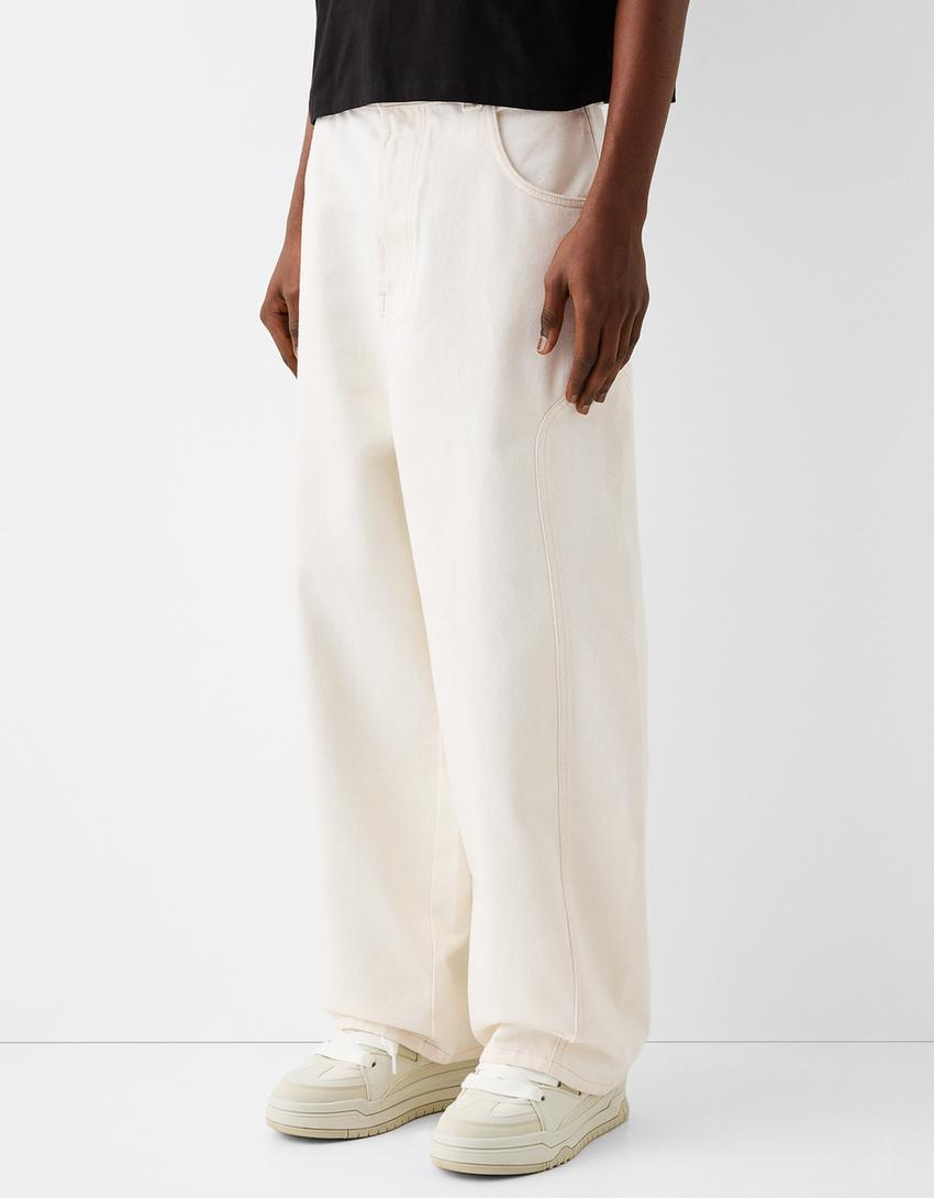 Jeans baggy balloon-Cru-1