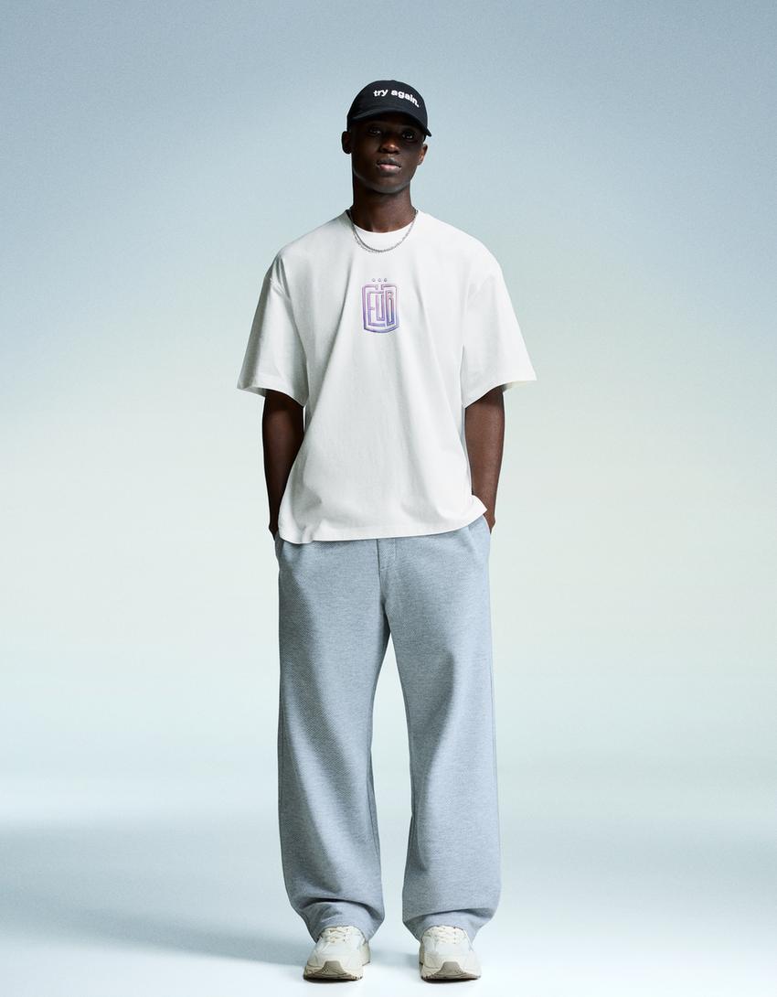 Trueno short sleeve T-shirt-White
