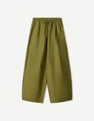 Cropped barrel pants