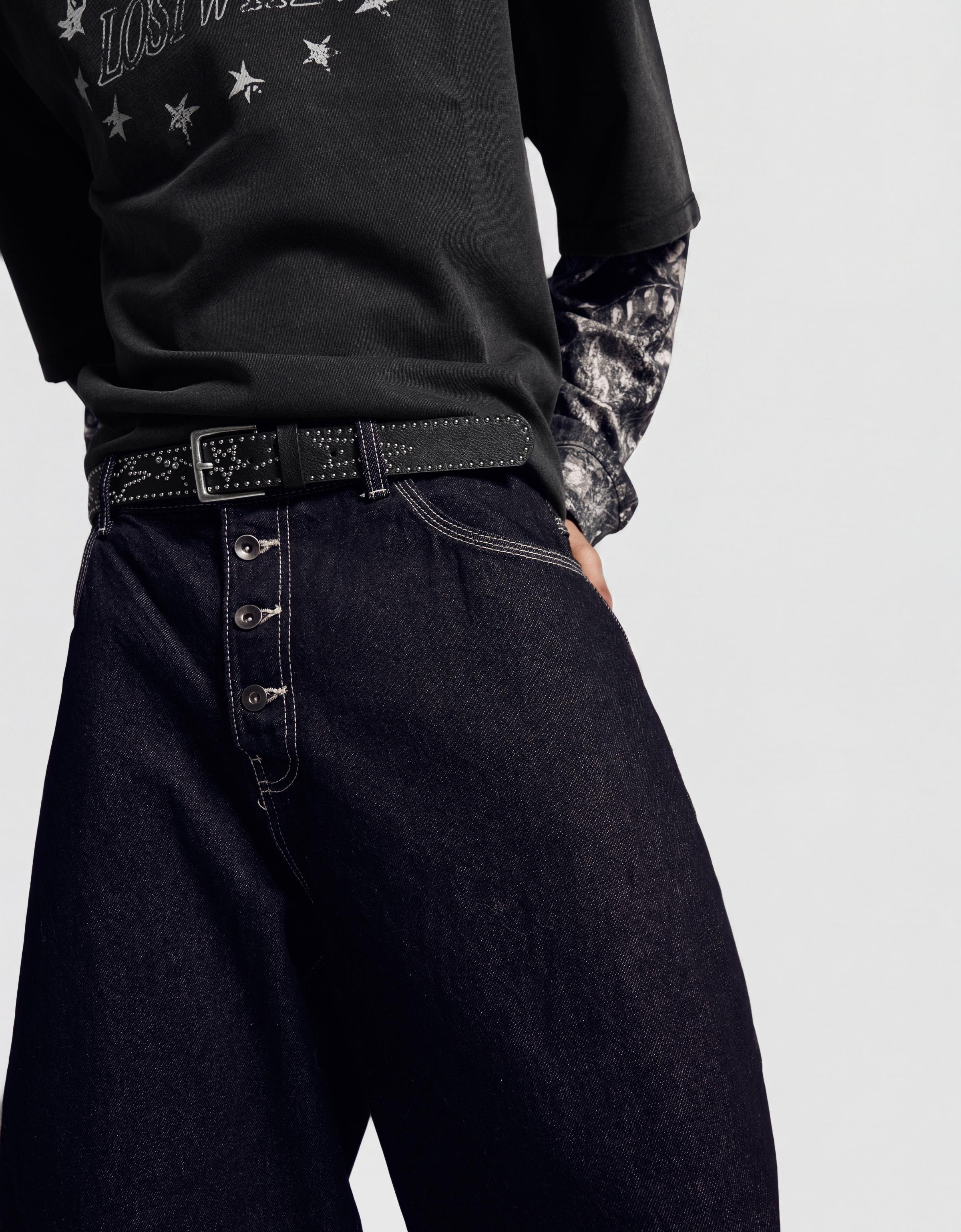 Studded belt — Black