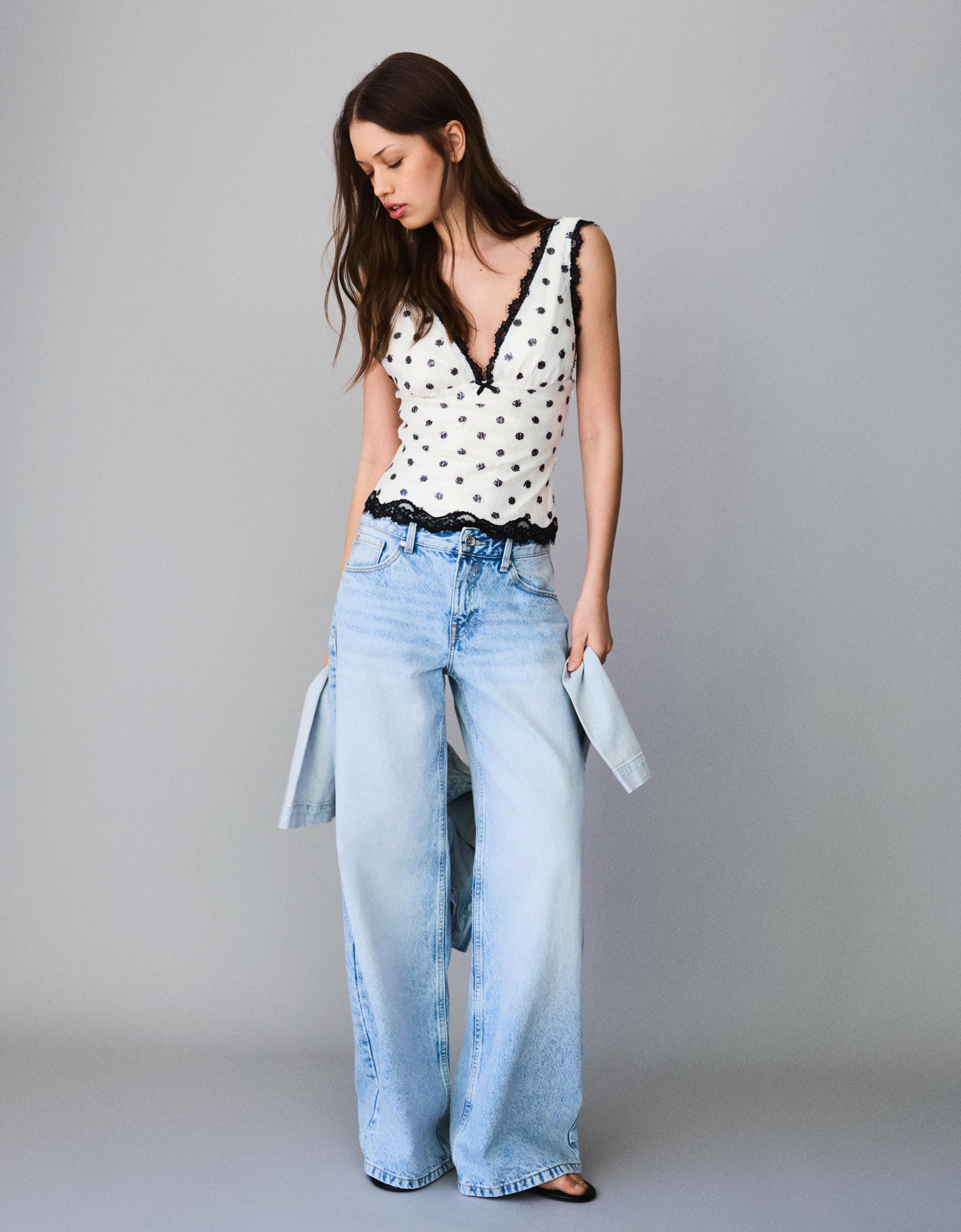 Pullu slip top - Görsel 12