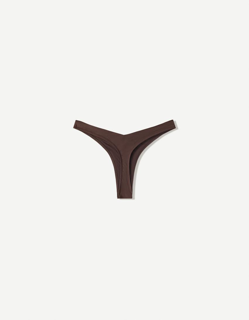 Basic thong-Brown-1