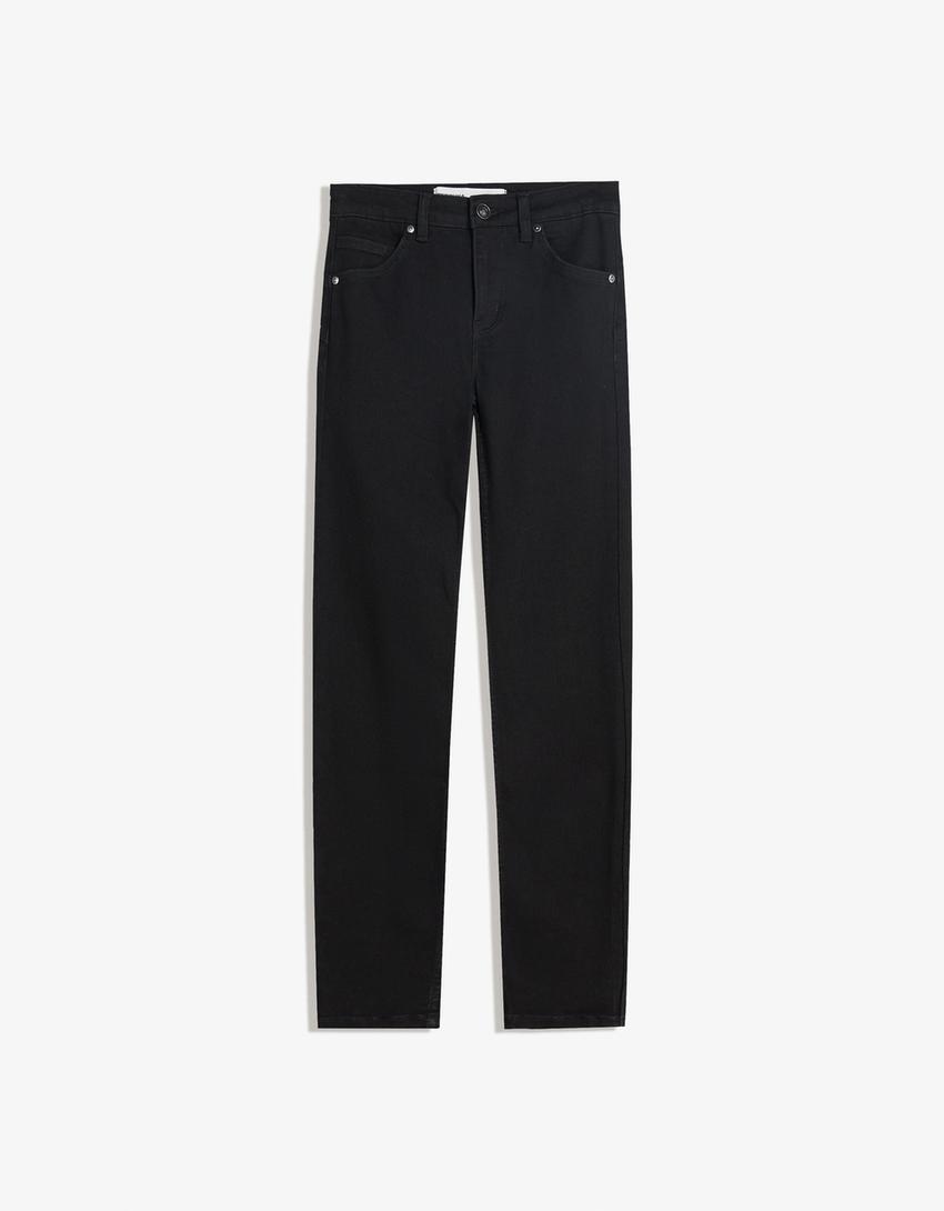 Jeans skinny push up-Nero-4