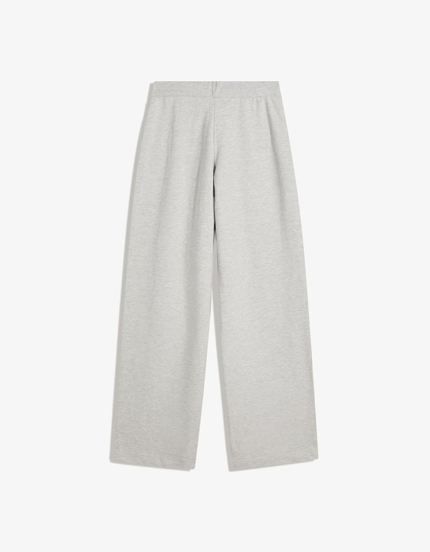 Plush pants-Grey-4