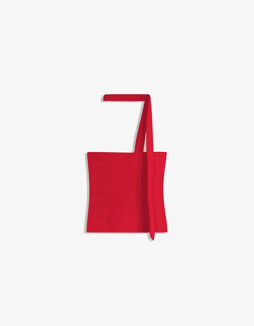 Top bandeau pañuelo-Rojo