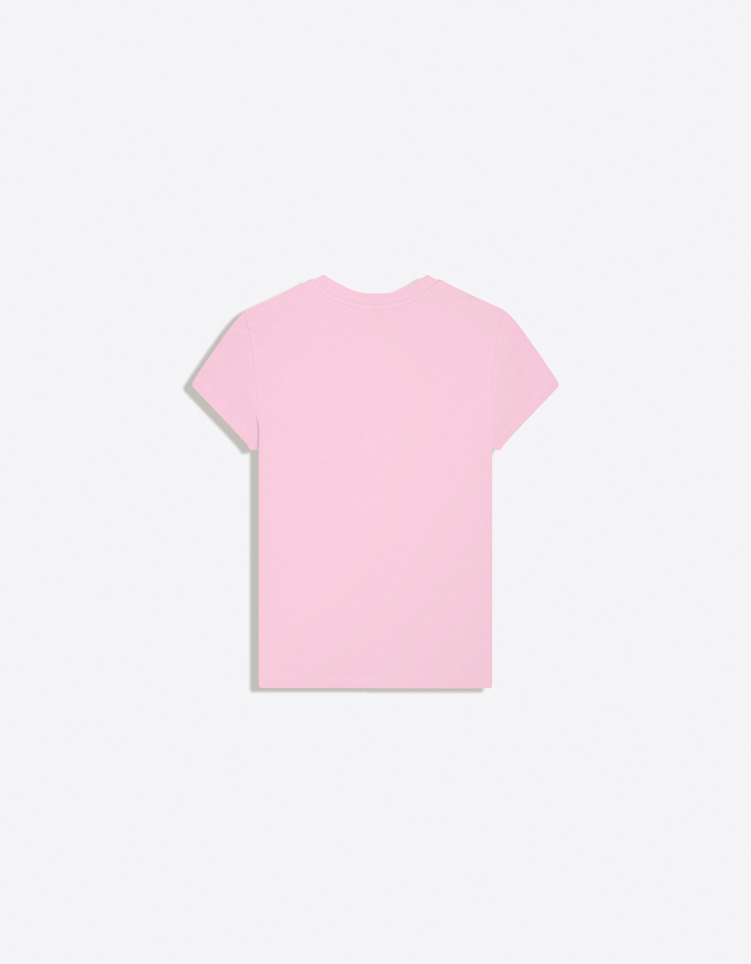 Short sleeve round neck T-shirt — Pink