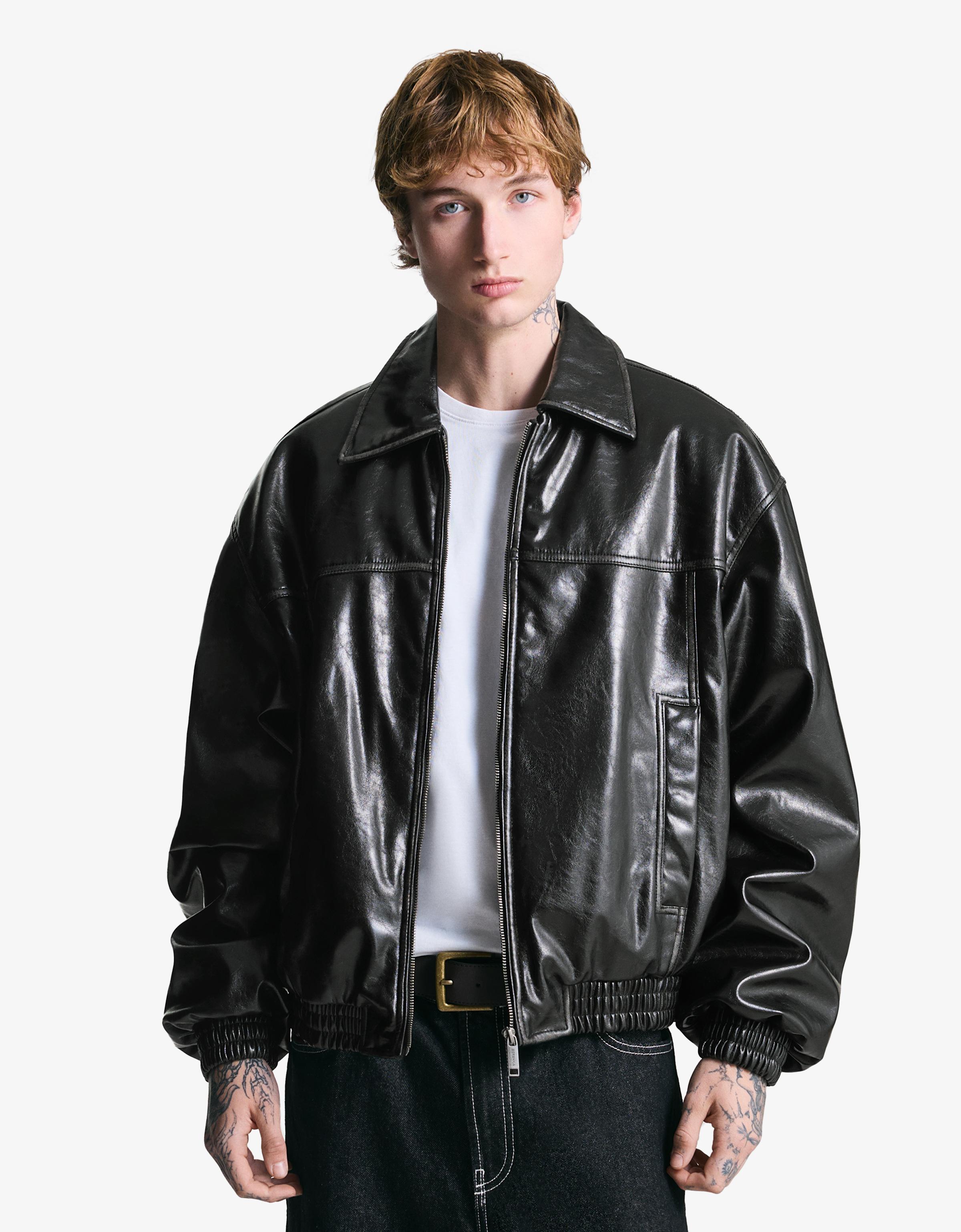 Suni deri ceket - Görsel 79