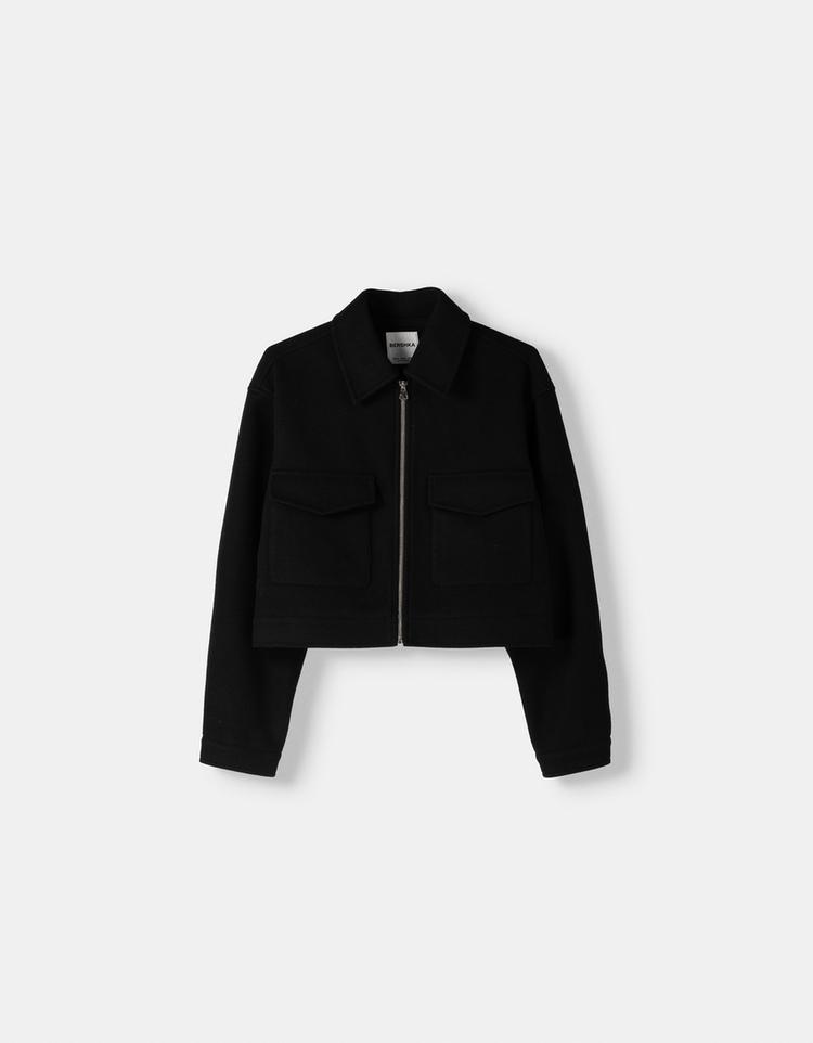 Soft cropped jacket
