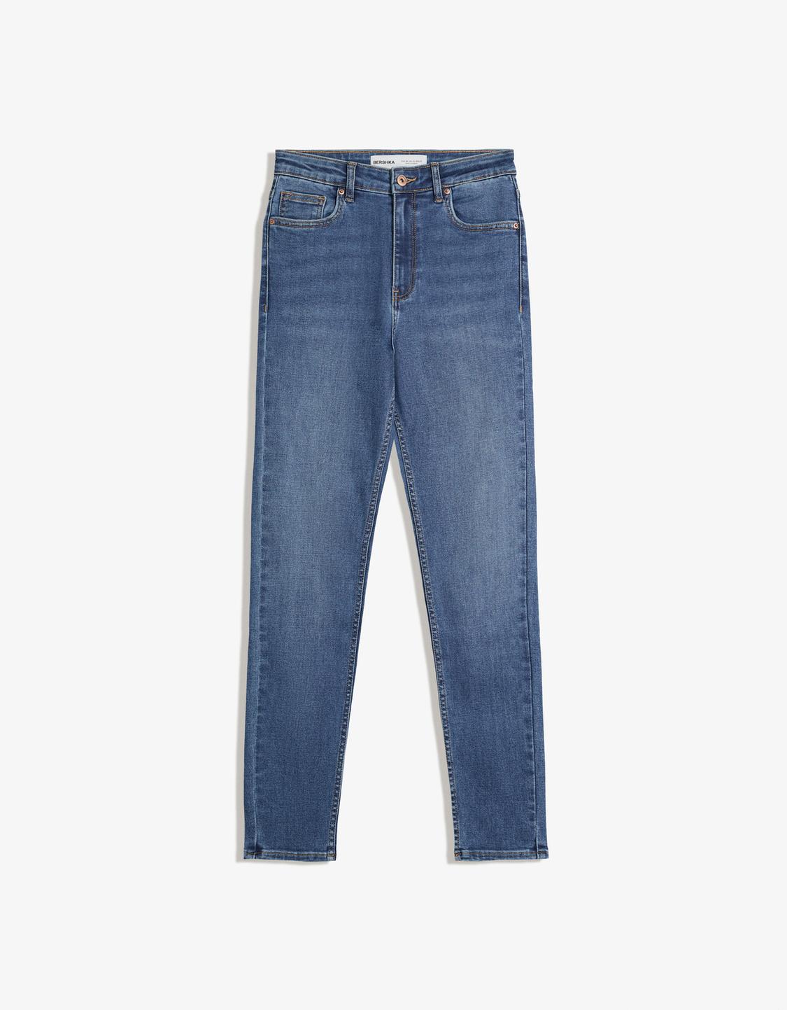 Super high-waist soft skinny jeans