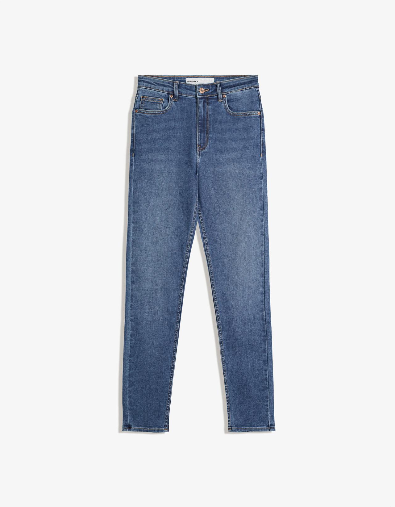 Super high-rise soft skinny jeans — Light blue