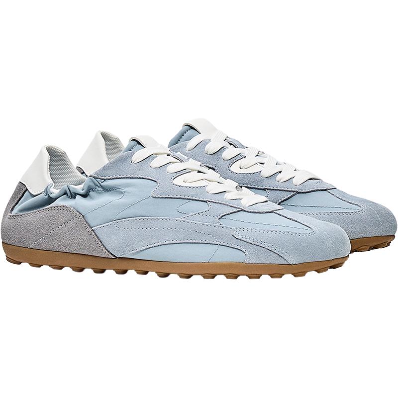 SLIM RETRO STYLE TRAINERS — BLUE