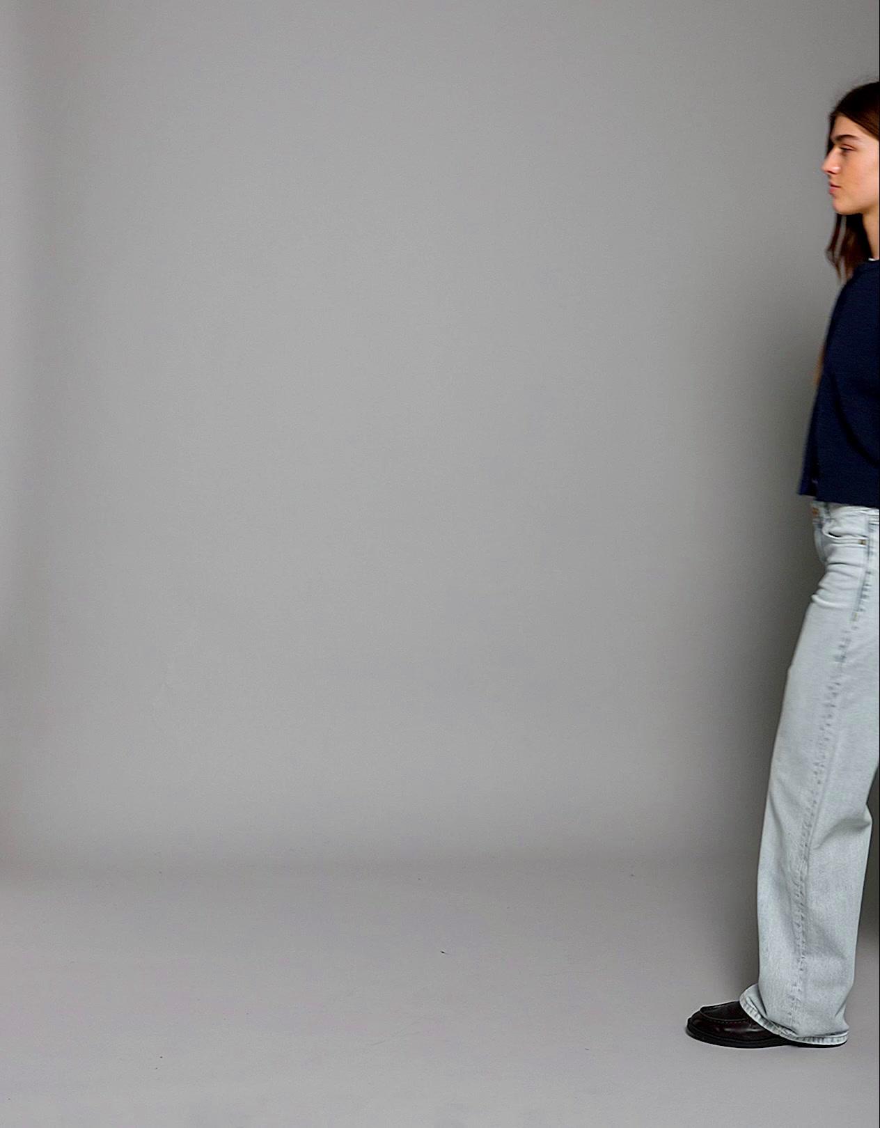 Baggy fit orta bel jean - Görsel 25