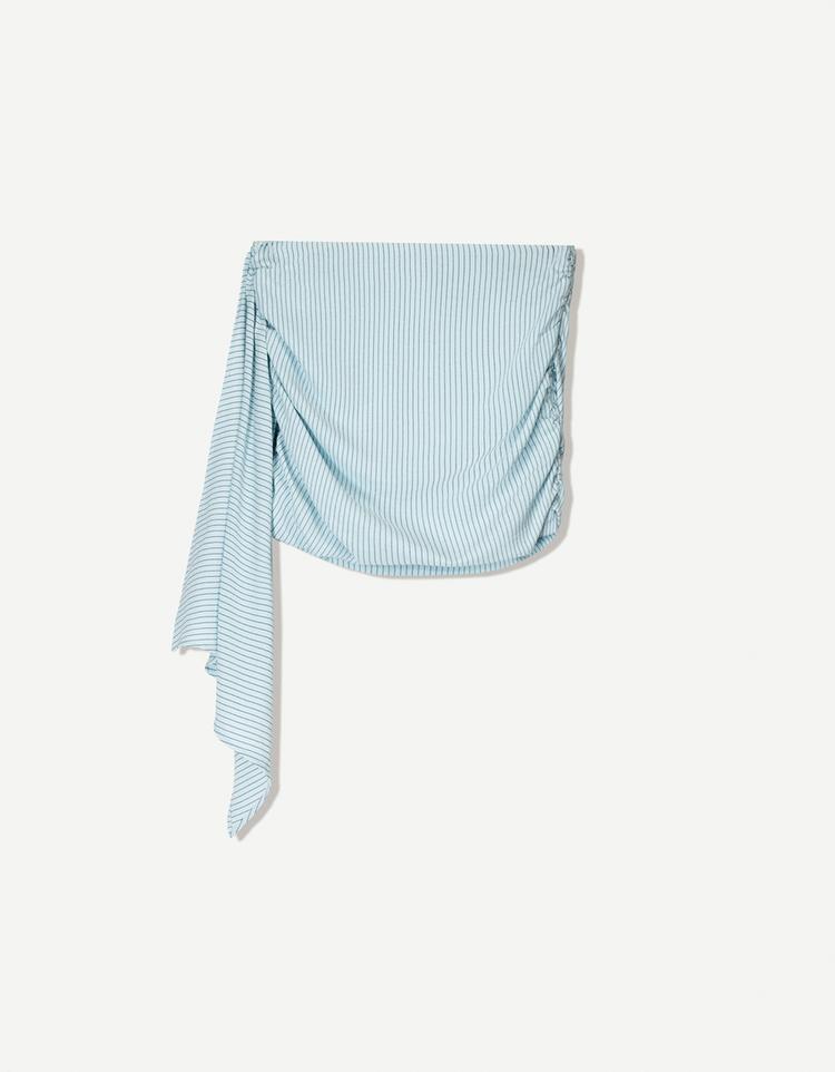 Ruffled mini skirt