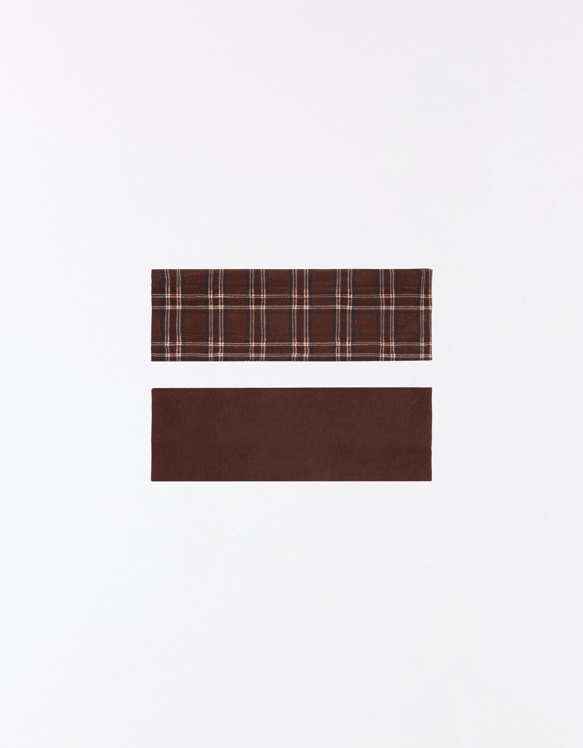 Pack of 2 hairbands — Brown