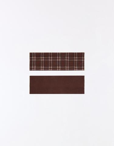 Pack of 2 hairbands — Brown 3