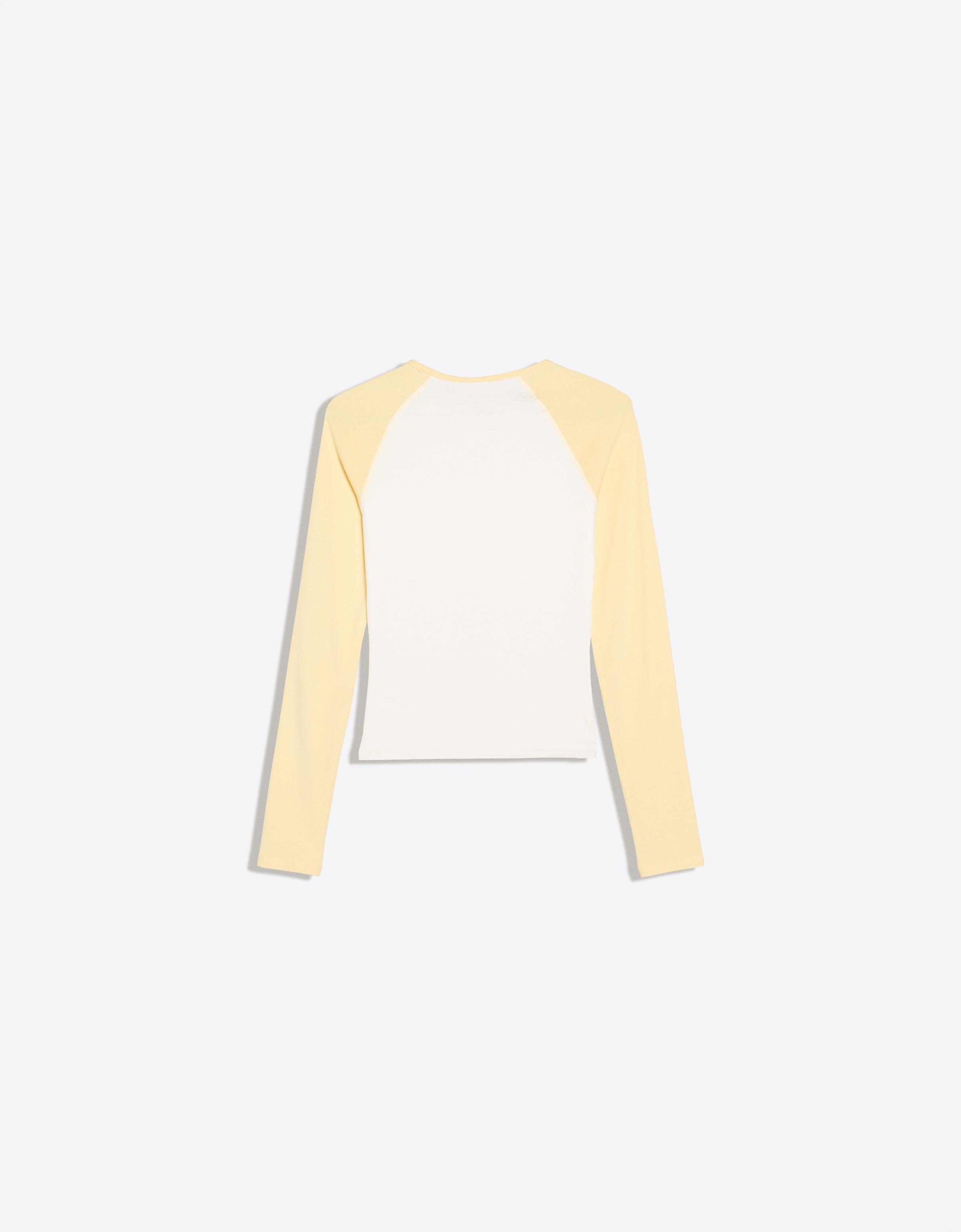 Long sleeve raglan T-shirt — Yellow