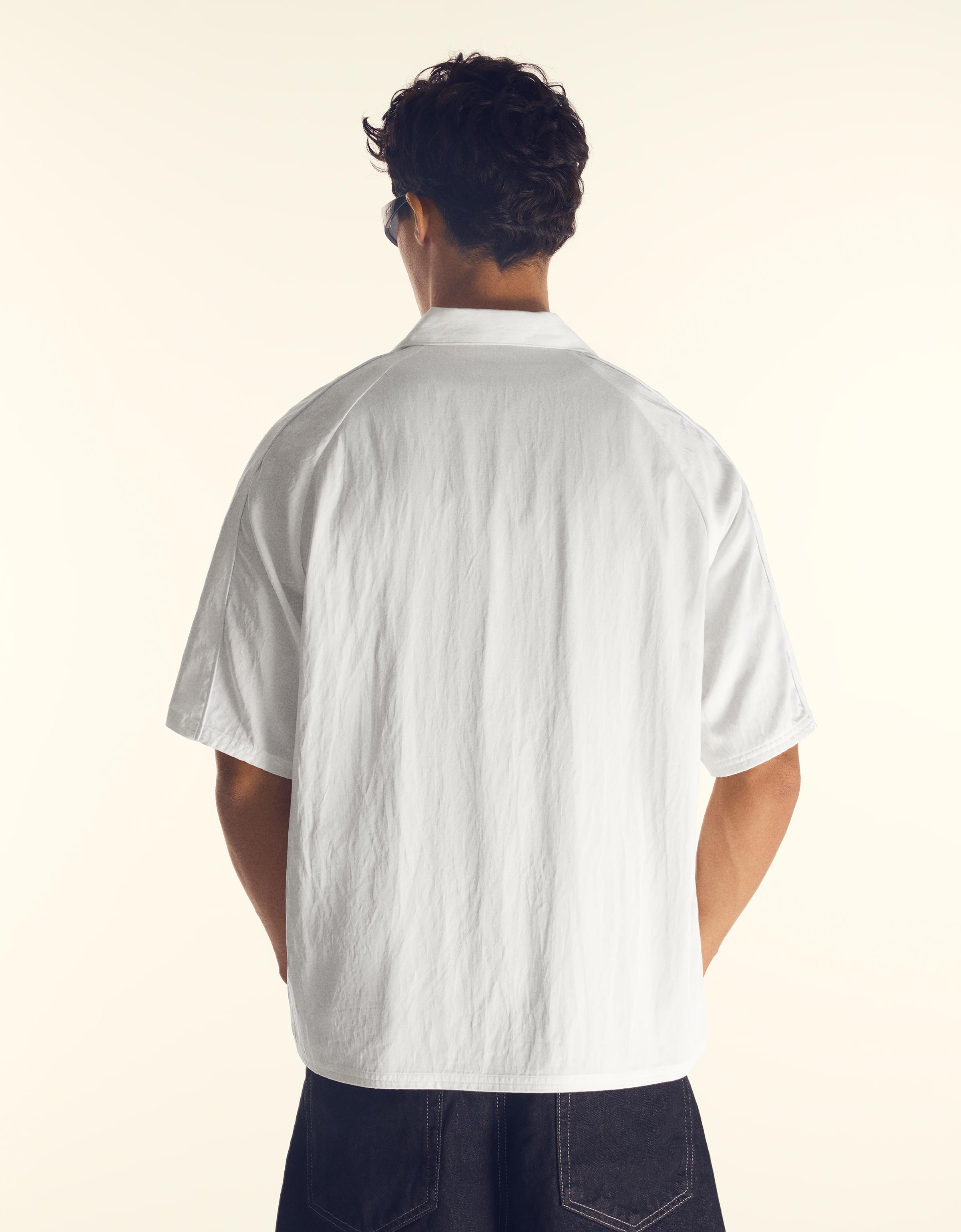 Short sleeve racing shirt — White