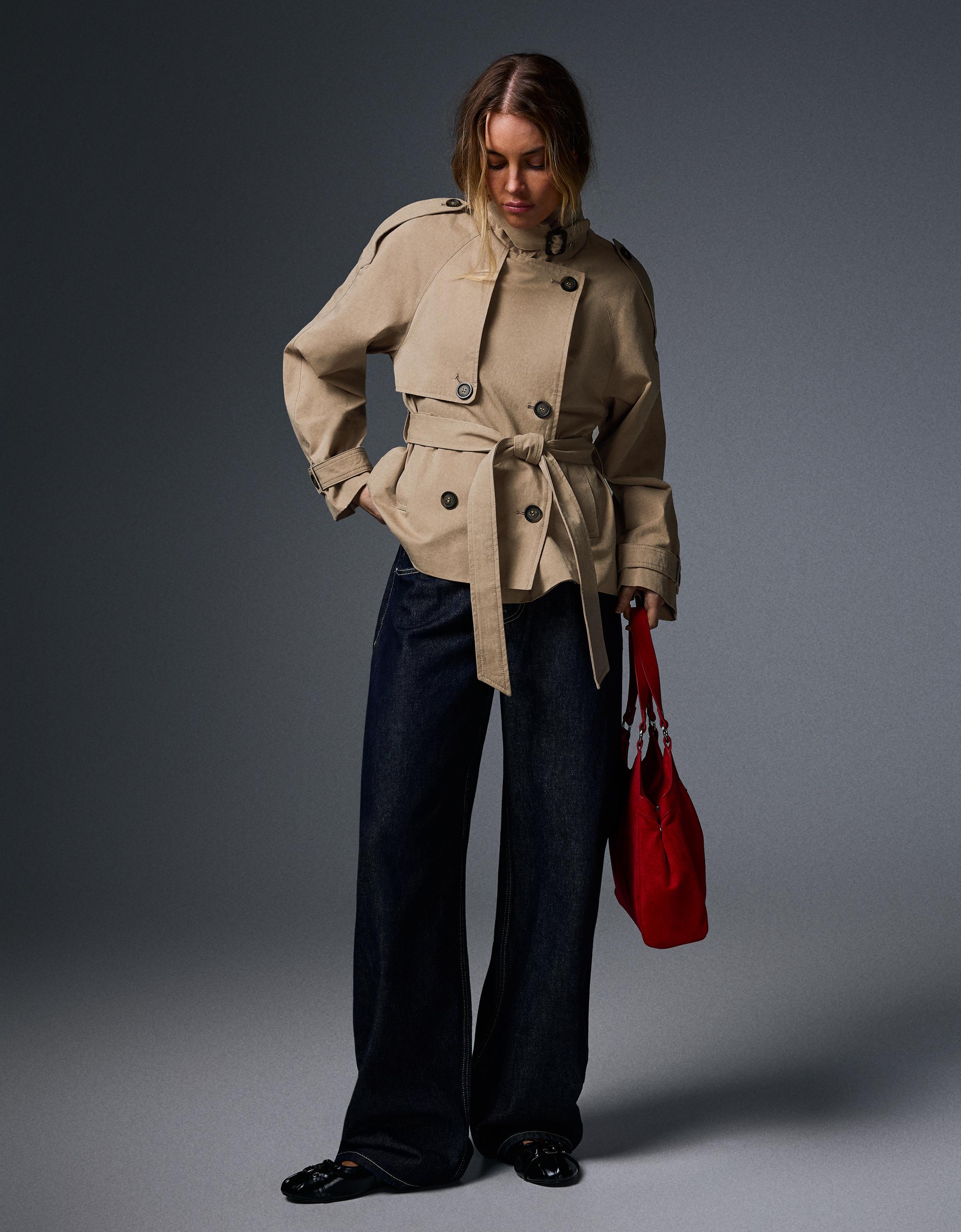 Trench jacket — Camel