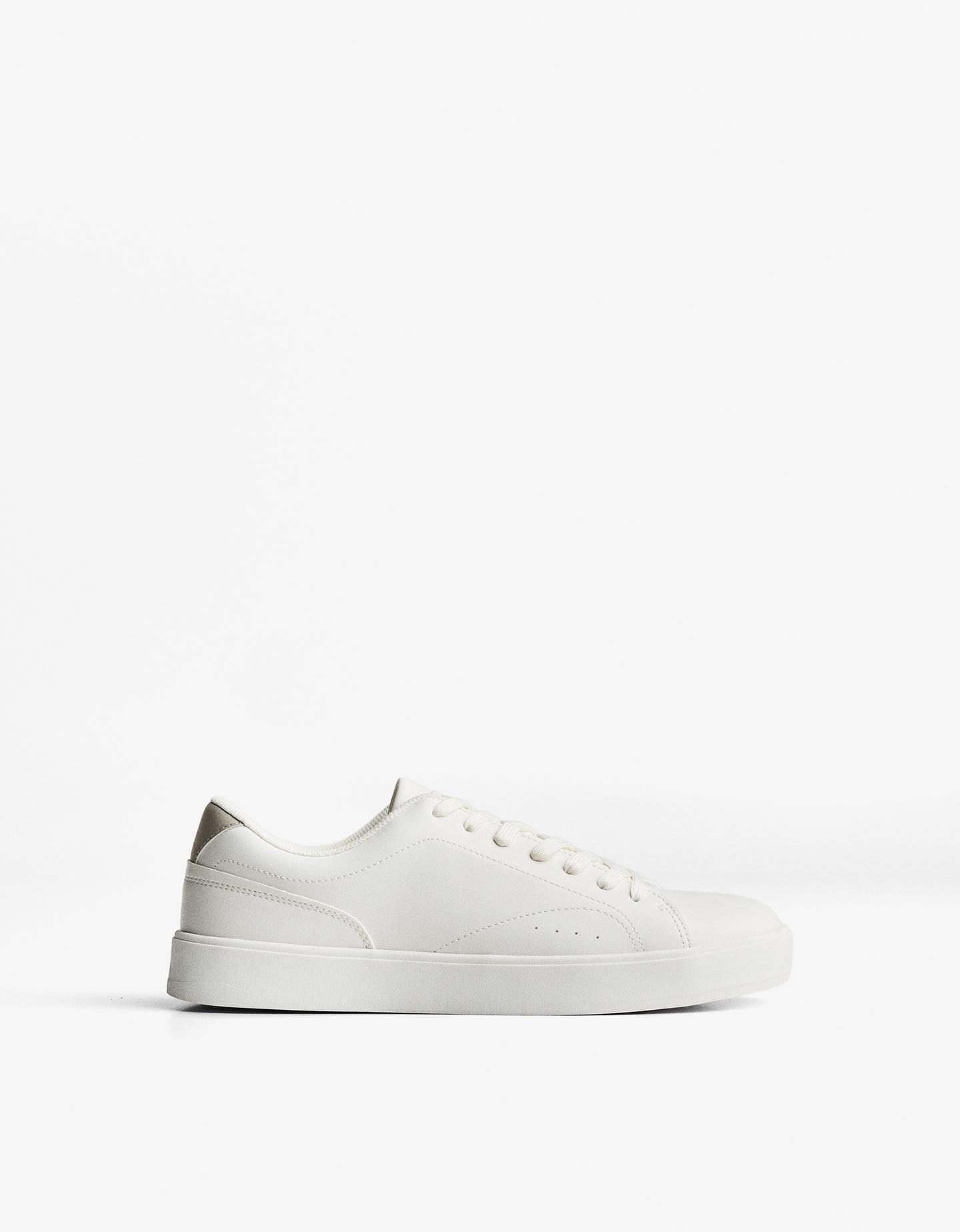 Bershka podstawowe buty sportowe biały