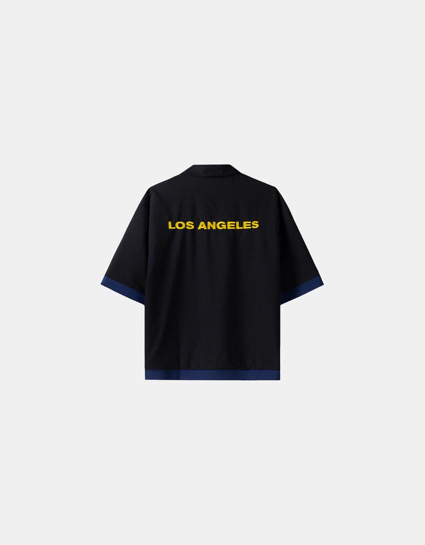 قميص كروب لوس أنجلوس جالاكسي-أسود-7