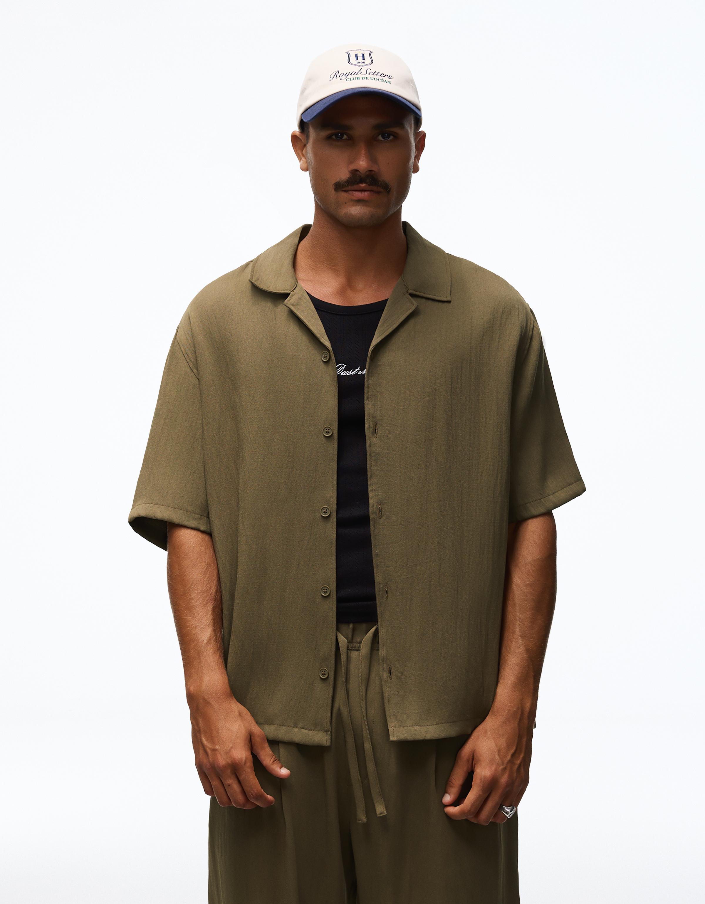 Rustic short sleeve shirt — Khaki