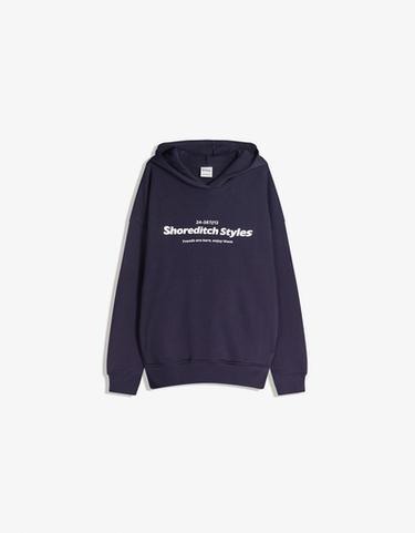 Sweat Bershka College – Gris – Taille S – Femme – Très Bon état
