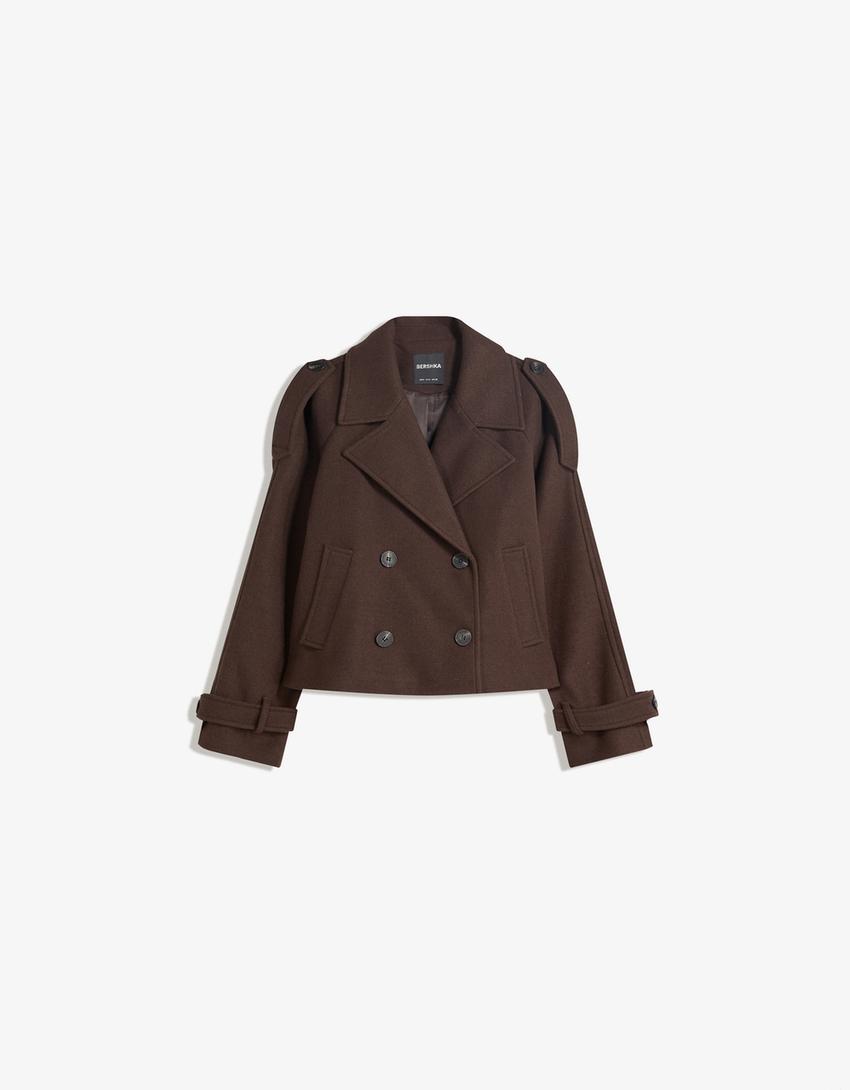 Soft trench coat-Brown