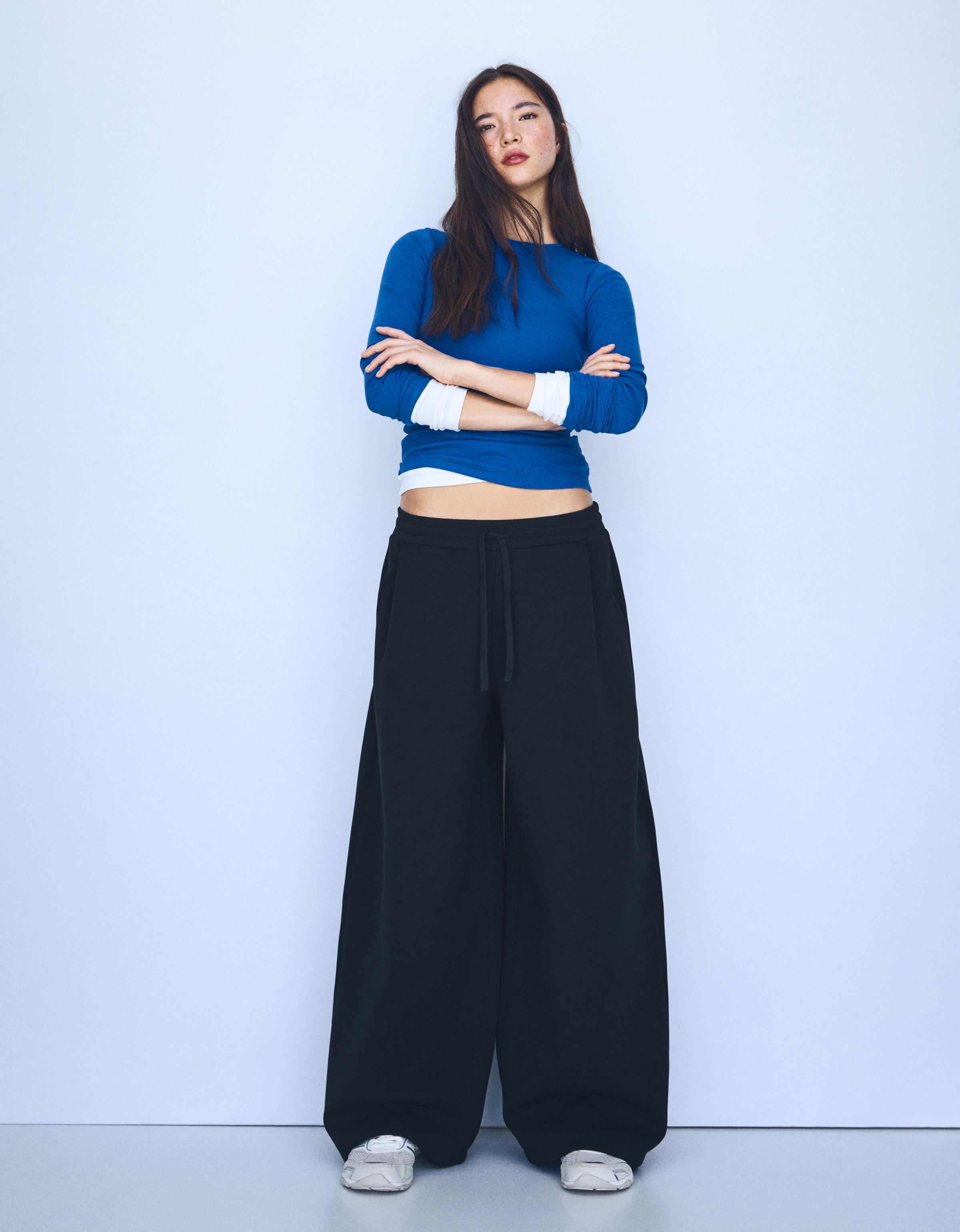 Barrel trousers — Black