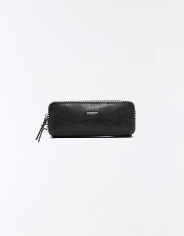 Rectangular studded pencil case — Black 1