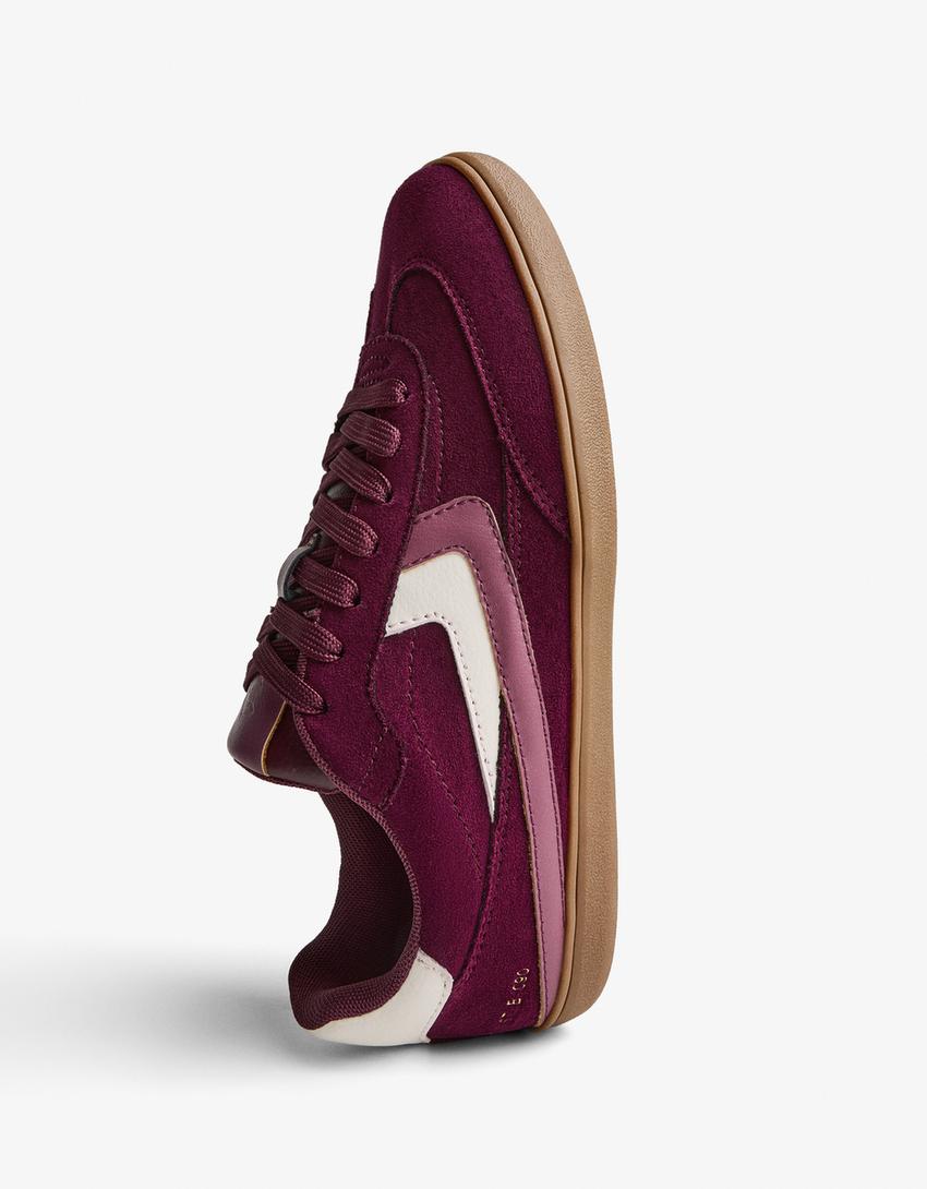 Retro trainers-Maroon