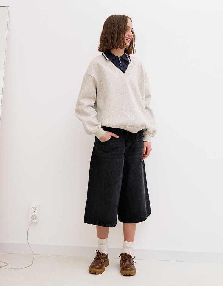 Bermuda baggy fit denim jort