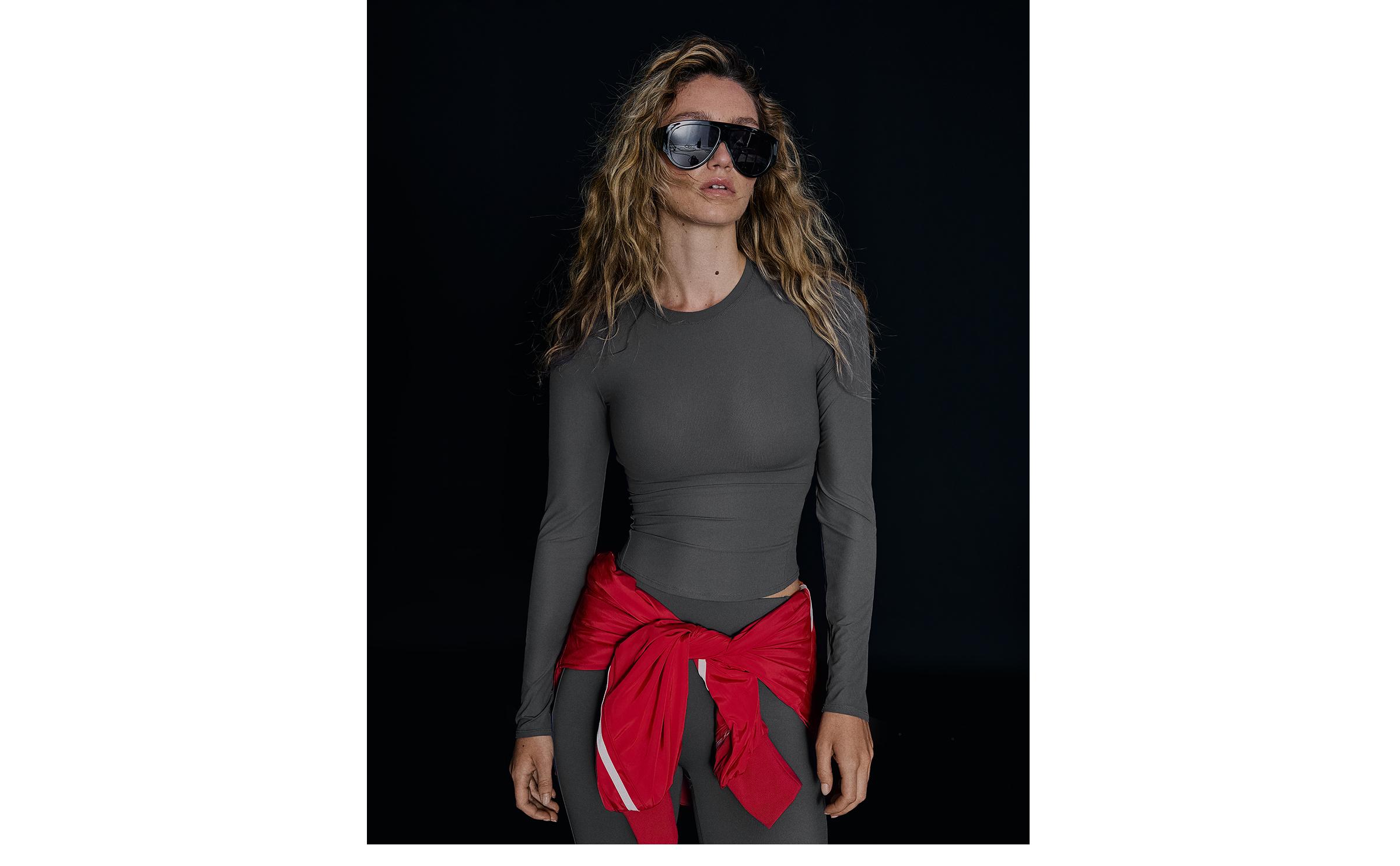 Technical long sleeve breathable & quick-dry T-shirt — Graphite
