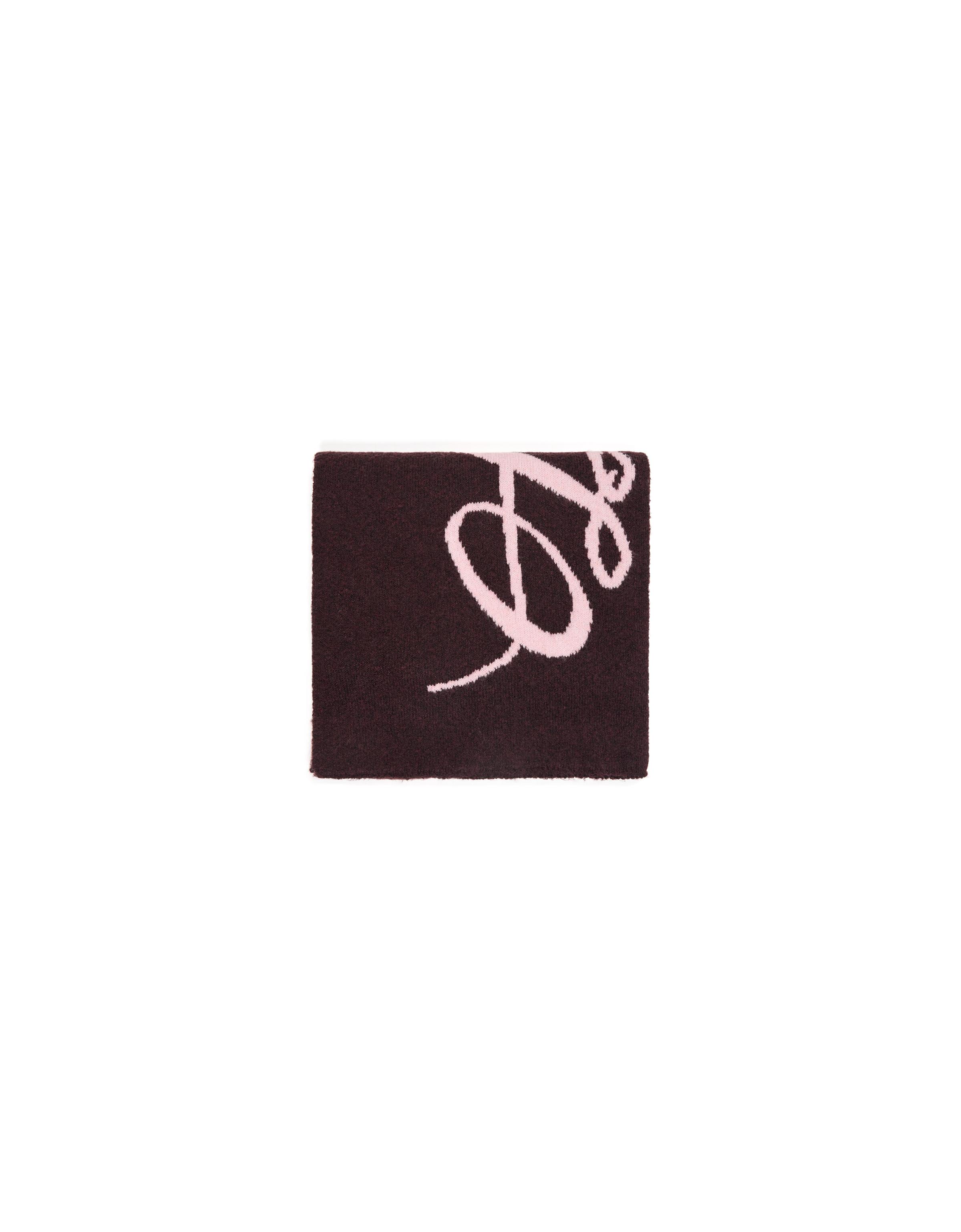 Graphic scarf — Burgundy