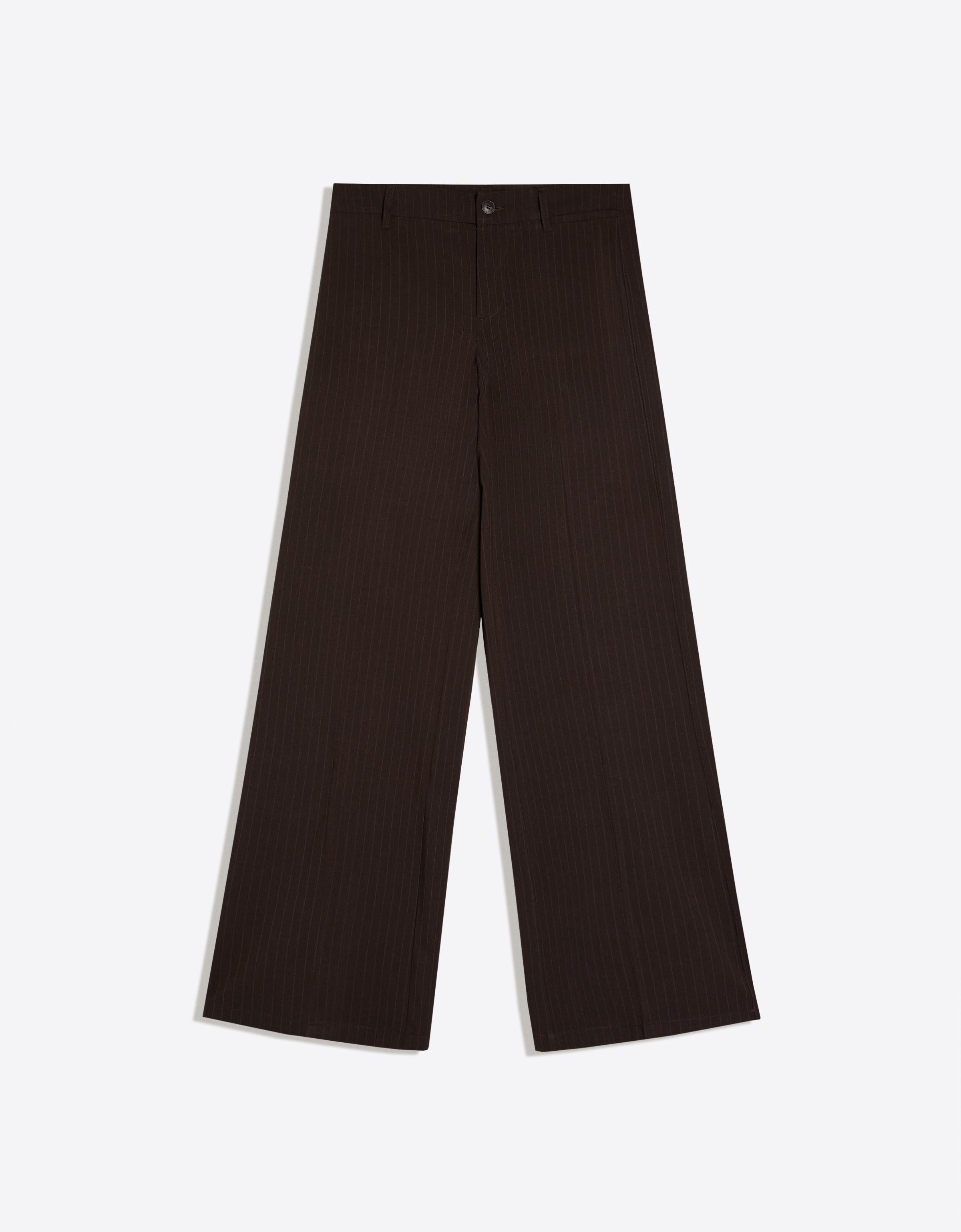 Wide-leg trousers — Brown