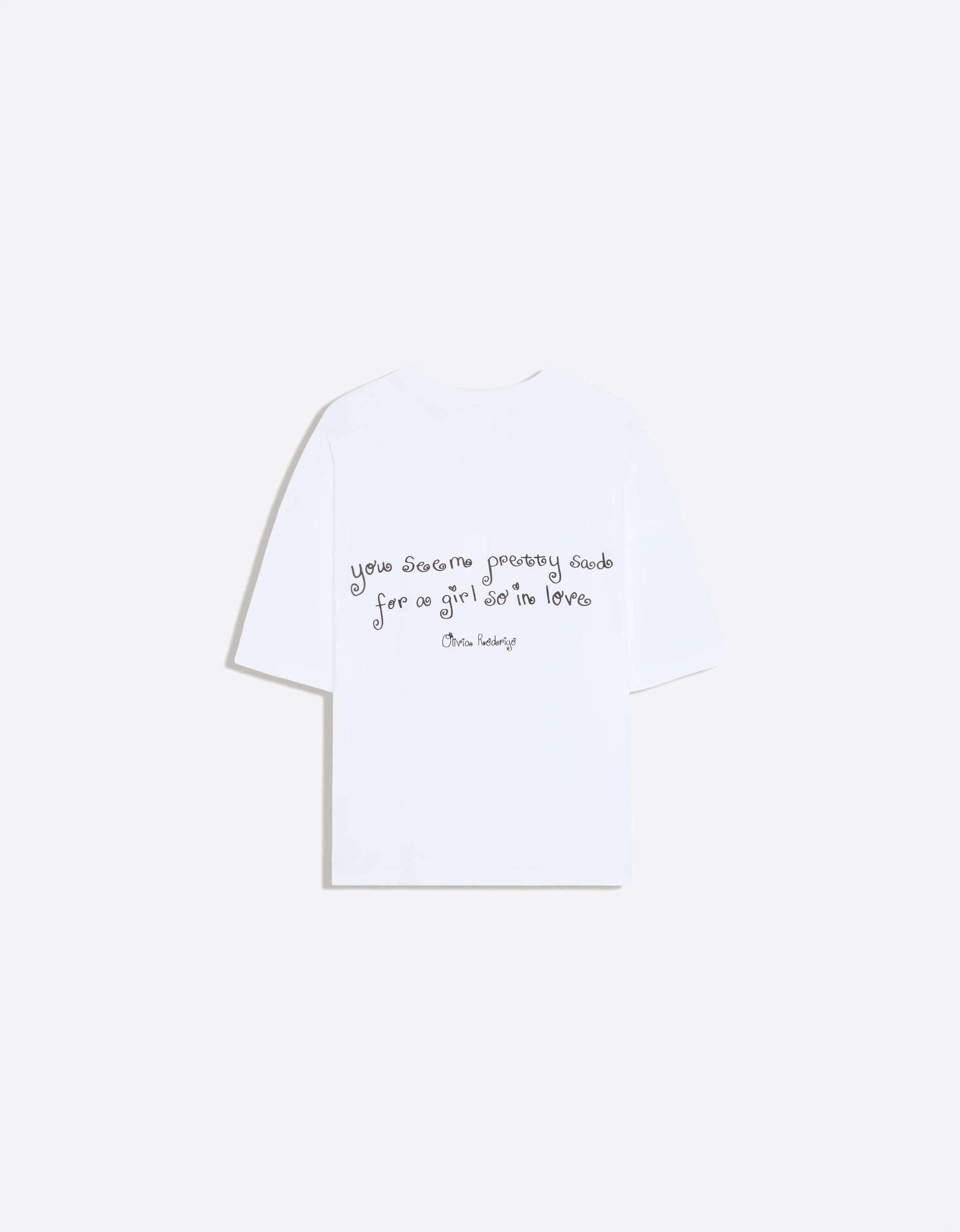 OLIVIA RODRIGO oversize T-shirt — Off white