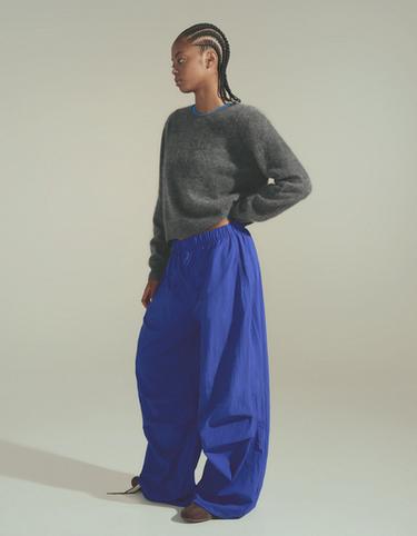 Technical parachute trousers — Blue 1