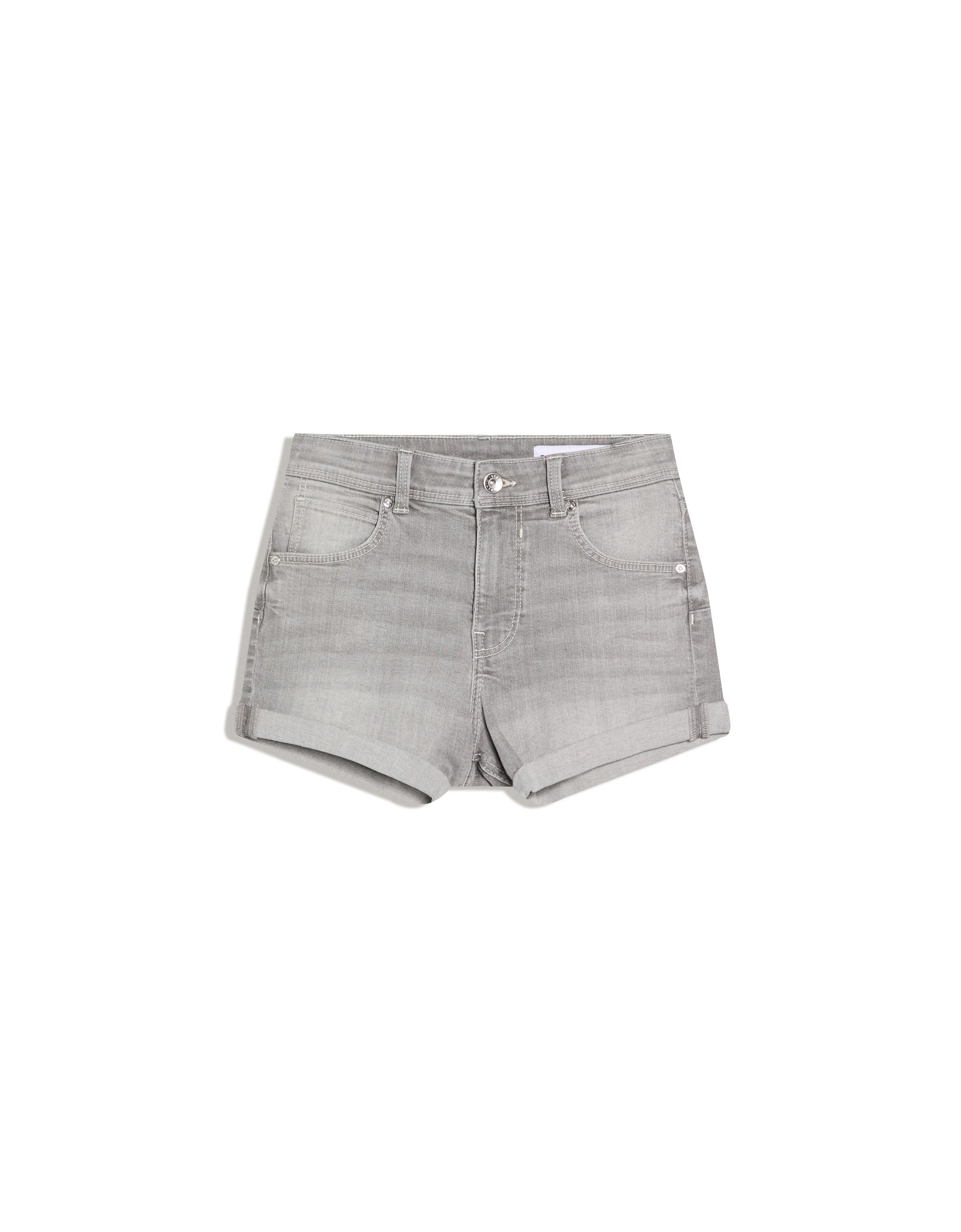 Katlanabilir paçalı denim şort - Görsel 205