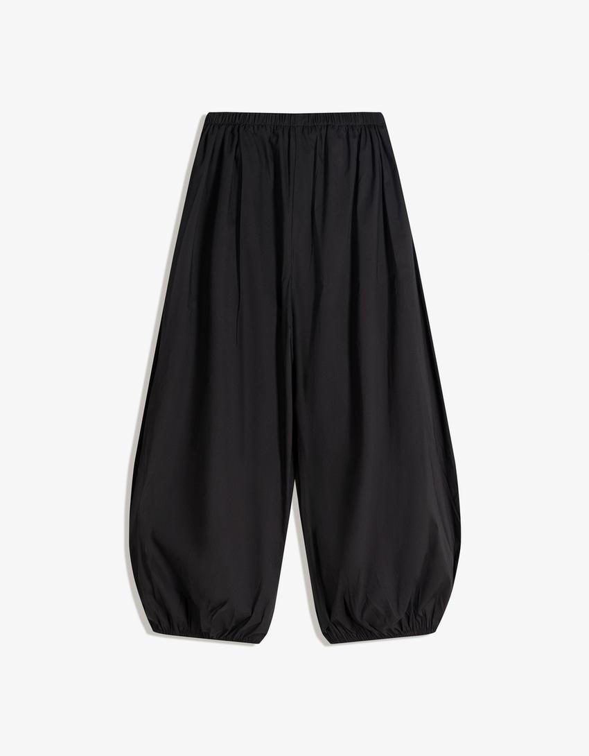 Calças bloomer-Preto