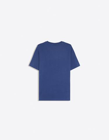 Regular print short sleeve T-shirt — Navy 6