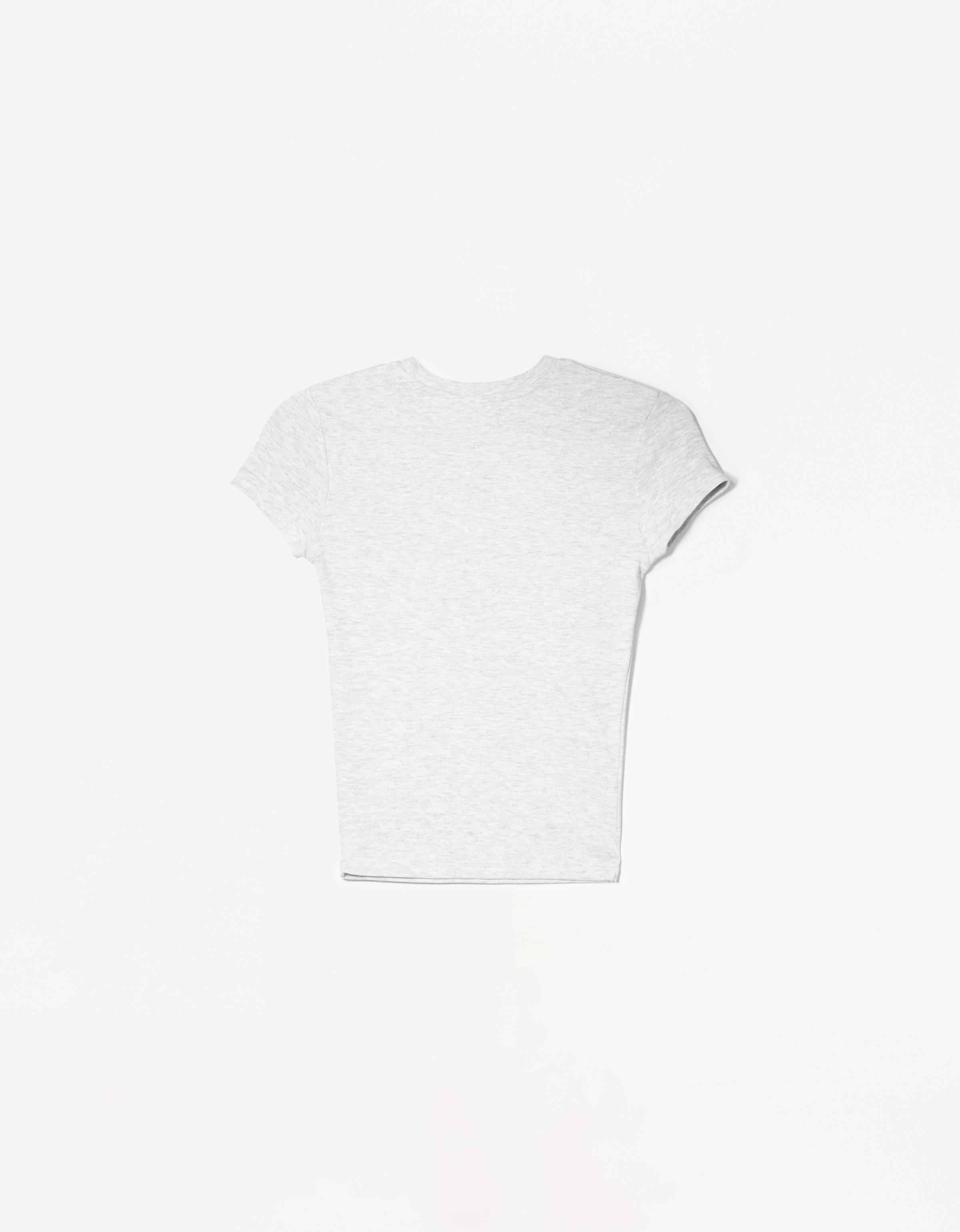 Kısa kollu bisiklet yaka tişört - Görsel 179