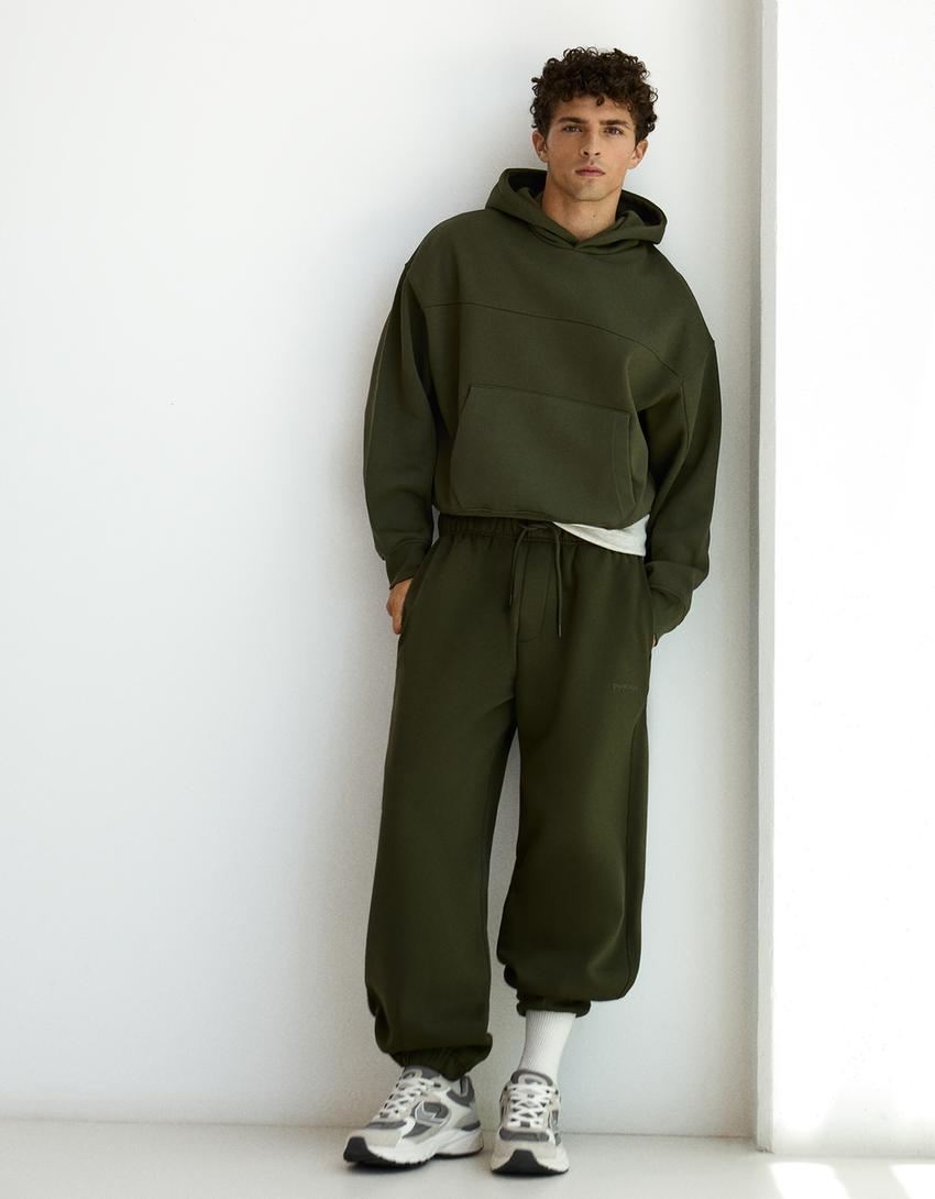 Hoodie mit Kapuze-Grün