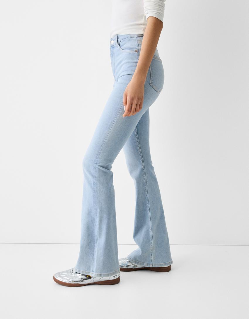Flared jeans-Light blue-3