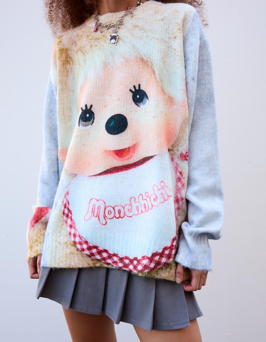 Jersey Monchhichi print-Blanco