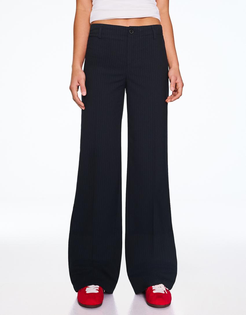 Pantalón wide leg-Marino