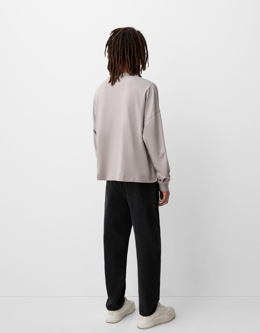 Jeans loose-Noir