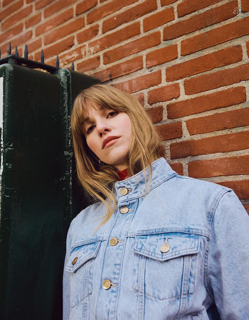 Denim jacket-Light blue