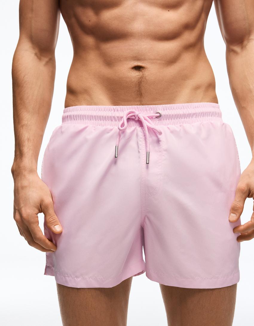Basic Badeshorts-Rosa