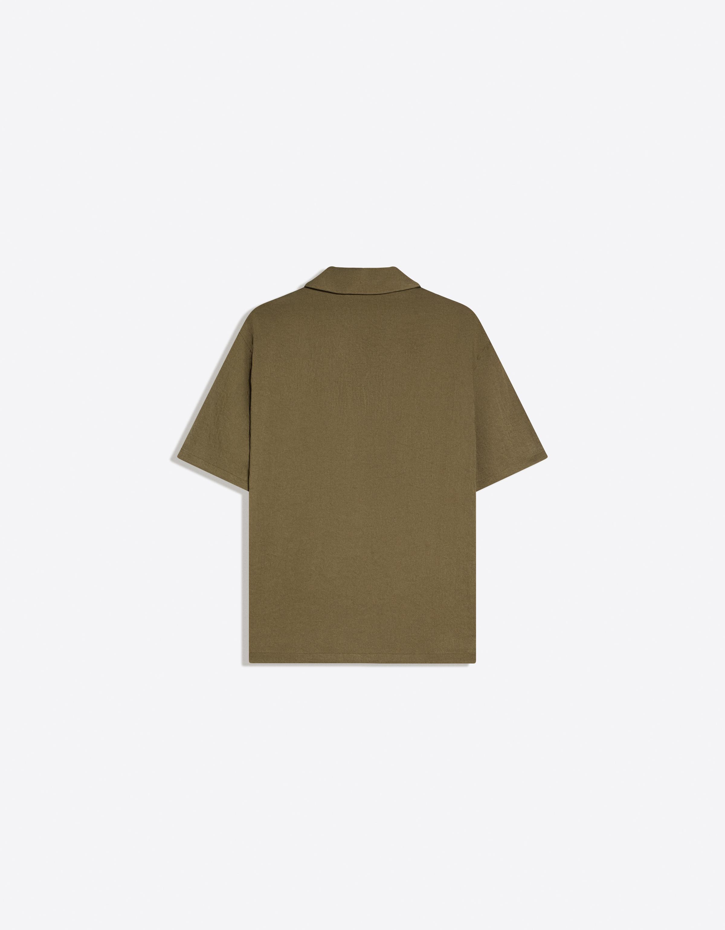 Rustic short sleeve shirt — Khaki