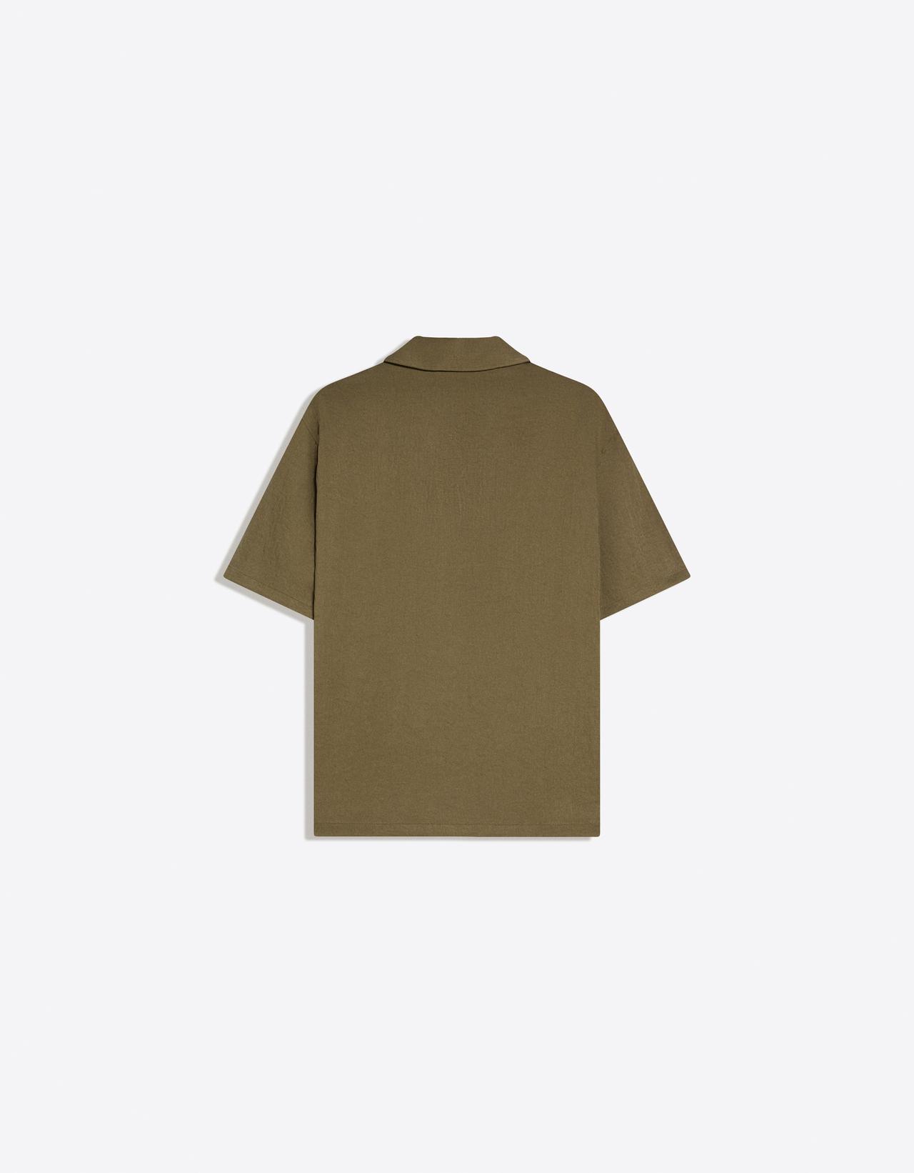 Rustic short sleeve shirt — Khaki
