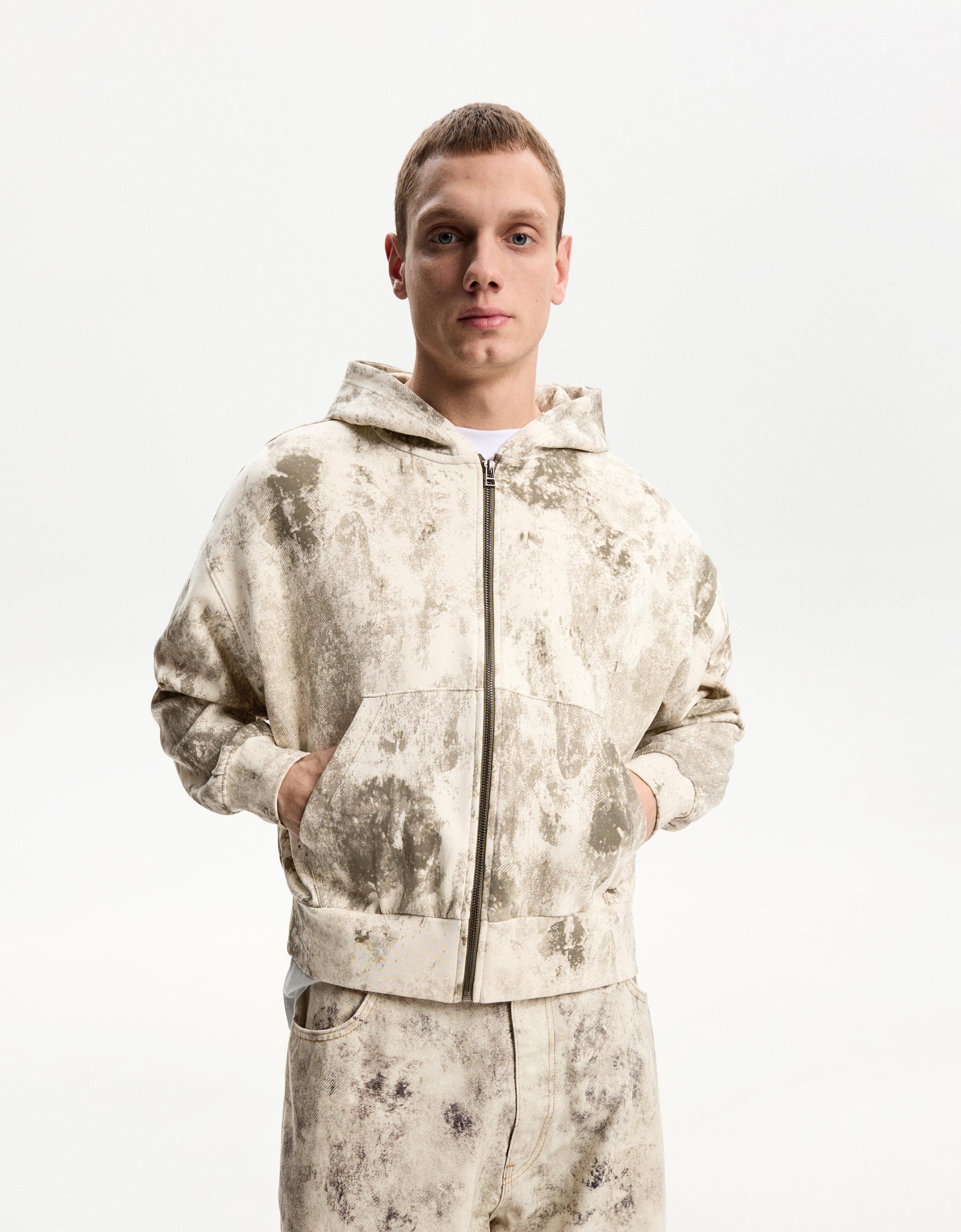 Dye Hoodie Chandal Tie Dye Bershka Pantaloni Jogger Tie Bershka